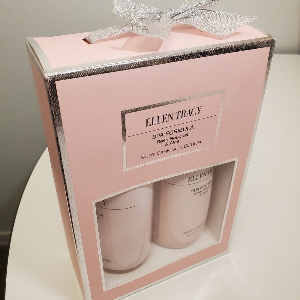 NWT Ellen Tracy SPA FORMULA Rose Bouquet &Aloe Set - Picture 2 of 4